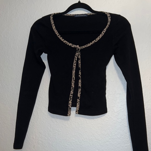 Brandy Melville Cheetah Cardigan 